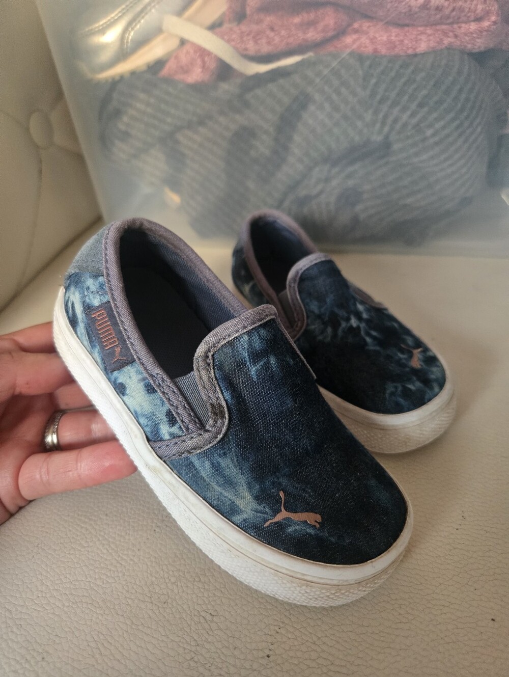Puma - Tie Dye Toddler Slip On Sneakers